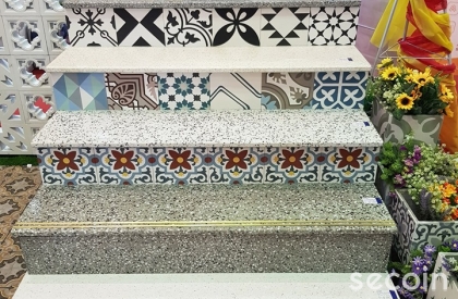 Bậc cầu thang terrazzo